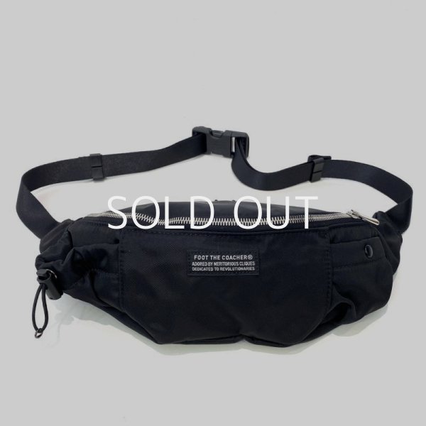 foot the coacher anarcho waist bag-black PORTER