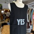 DRESSSEN Pullover Apron "YES" -black