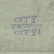 CITY COUNTRY CITY Embroidered Logo Nylon Pants-Ivory