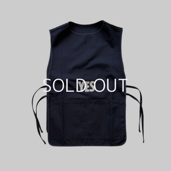 DRESSSEN F&B Apron "YES" -dark navy