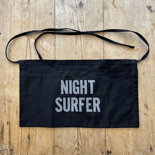 DRESSSEN Lower Wall Apron "NIGHT SURFER" -black