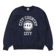 CITY COUNTRY CITY cotton Sweat Shirt College Logo