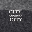CITY COUNTRY CITY Embroidered Logo Border Knit