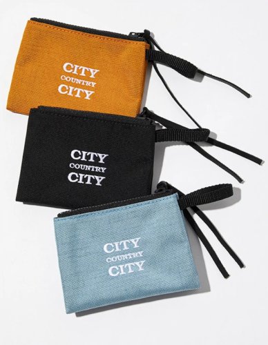 CITY COUNTRY CITY everyday zip case nylon oxford for CITY COUNTRY CITY