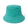 CITY COUNTRY CITY Embroidered Logo Washed Cotton Hat -blue green
