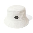 CITY COUNTRY CITY Embroidered Logo Washed Cotton Hat -white