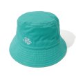 CITY COUNTRY CITY Embroidered Logo Washed Cotton Hat -blue green