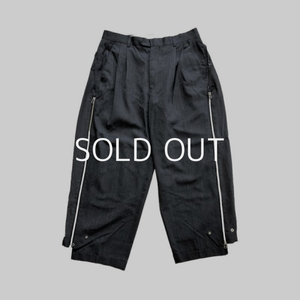 OLDPARK zip baggy pants slacks -M