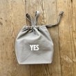 DRESSSEN Small Day Bag "YES/NO THANK YOU" -smoky beige