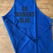 DRESSSEN Adult Apron "GO DODGERS BLUE" -blue