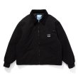 CITY COUNTRY CITY canvas zip up jacket -black