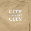 CITY COUNTRY CITY canvas baggy pants -coffee