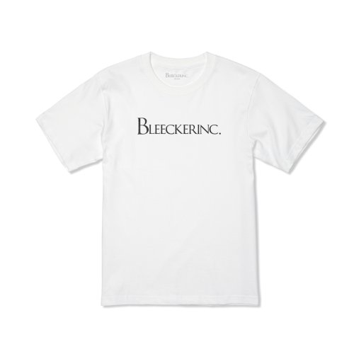 BLEECKER INC. Front Logo Tee -white