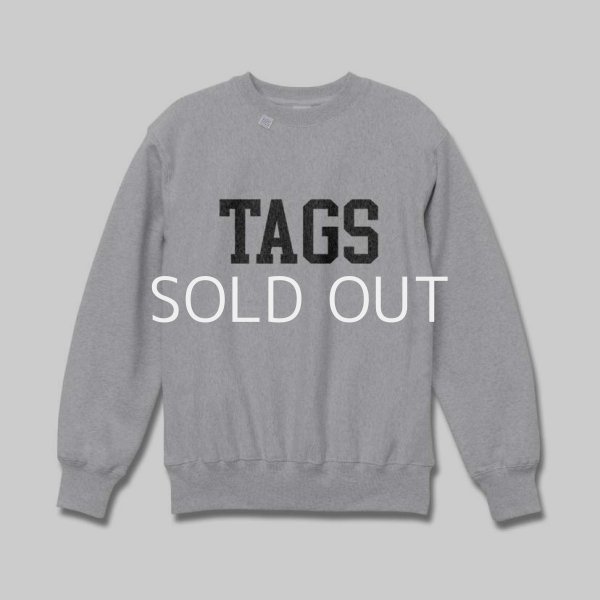 TAGS WKGPTY College TYPO Crewneck Sweat -ash
