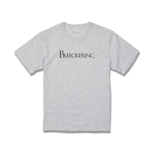 BLEECKER INC. Front Logo Tee -ash