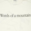 CITY COUNTRY CITY x Marmot MMWCCC everywhere T-shirt words of mountain -white