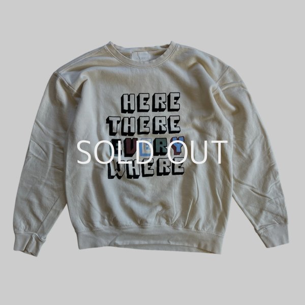 TODAY edition TODAY alphabet #02 crewneck sweat