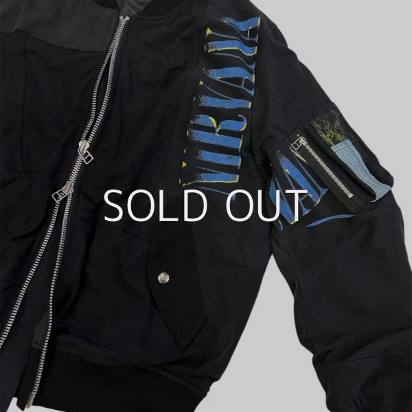 OLDPARK flight jacket tee