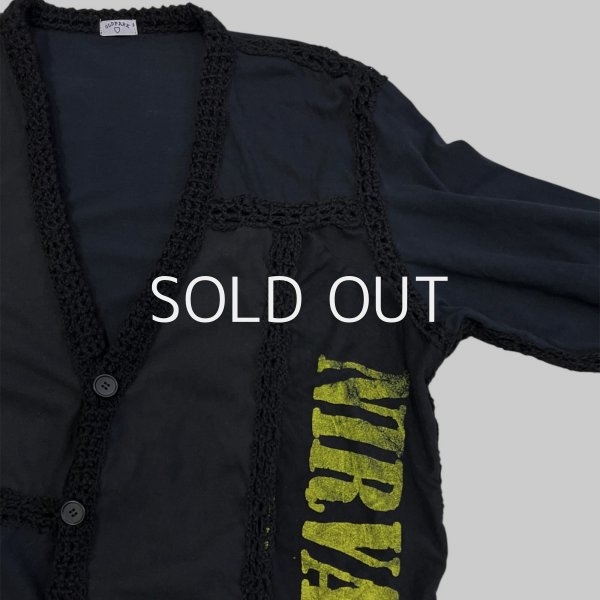 OLDPARK crochet cardigan tee