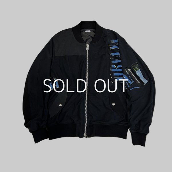 OLDPARK flight jacket tee