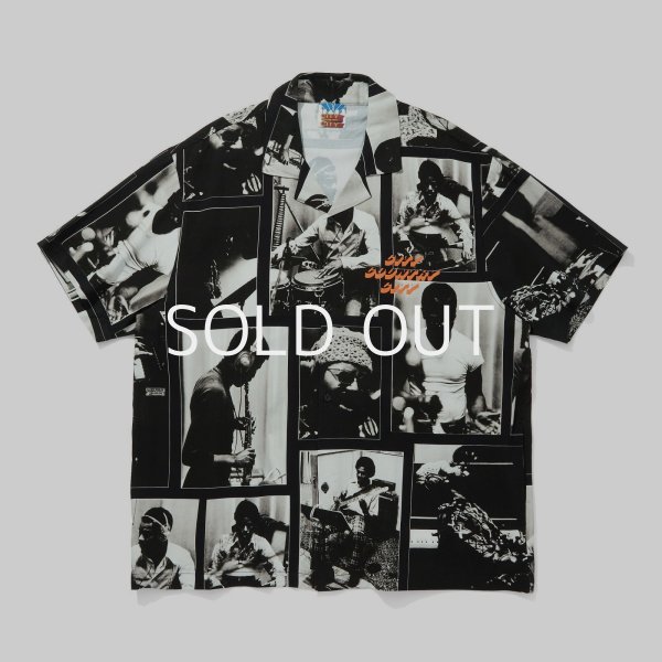 CITY COUNTRY CITY x Lonnie Liston Smith open colar S/S shirts -cosmick funk