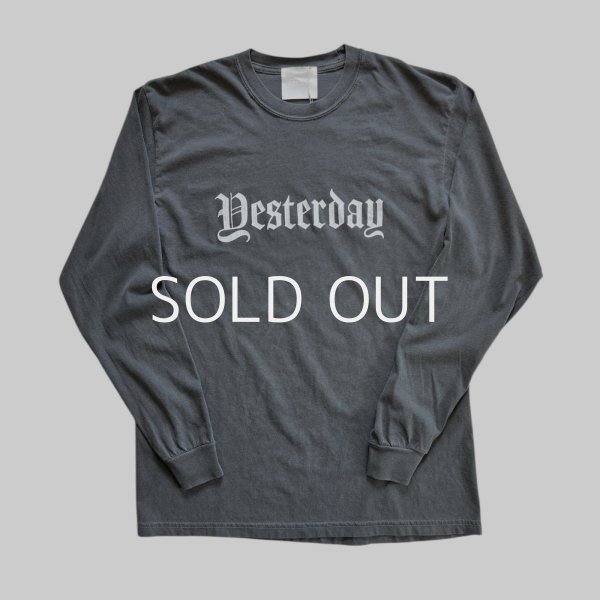 TODAY edition TODAY L/S tee -charcoal