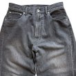 OLDPARK bias jeans fared black
