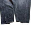 OLDPARK bias jeans fared black