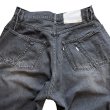 OLDPARK bias jeans fared black