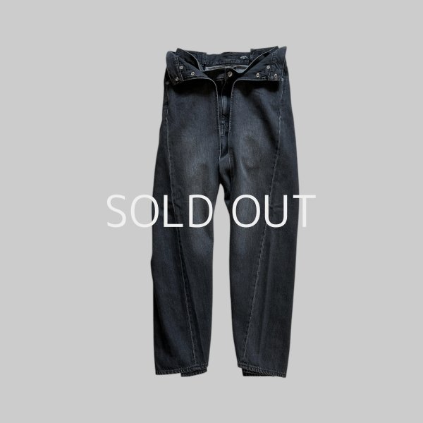 OLDPARK wrap jeans fared black
