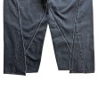OLDPARK bias jeans fared black
