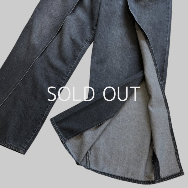 OLDPARK wrap jeans fared black