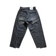 OLDPARK bias jeans fared black