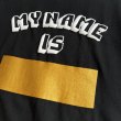 HAVE A NICE DREAM by TODAY edition "NAME" SS Tee -black