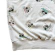 80's Vintage All Over Pattern PANDA Print T-shirt