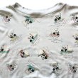 80's Vintage All Over Pattern PANDA Print T-shirt