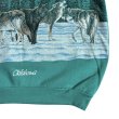 90's fruit of the loom Wolf Print Sweat