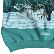 90's fruit of the loom Wolf Print Sweat