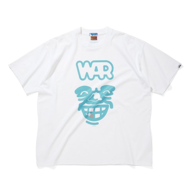 CITY COUNTRY CITY x WAR cotton T-shirts MANKEY -white