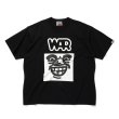 CITY COUNTRY CITY x WAR cotton T-shirts MANKEY -black