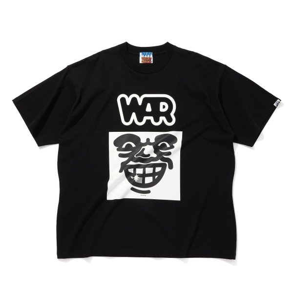 CITY COUNTRY CITY x WAR cotton T-shirts MANKEY -black