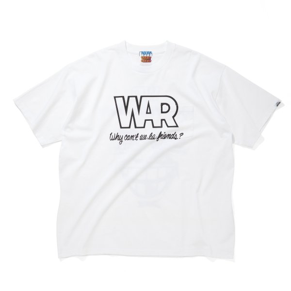 CITY COUNTRY CITY x WAR cotton pocket T-shirts why can't we be friends? 001