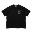 CITY COUNTRY CITY cotton T-shirts city country city -black