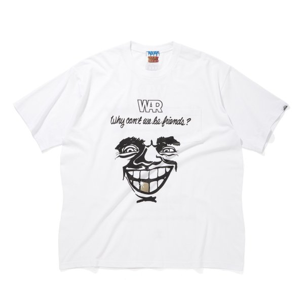 CITY COUNTRY CITY x WAR cotton pocket T-shirts why can't we be friends? 002