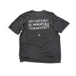 TODAY edition "IMAGINE" S/S tee -charcoal