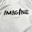 TODAY edition "IMAGINE" S/S tee -white