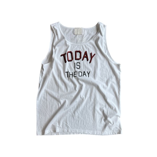 TODAY edition "TODAY" Tank top -white