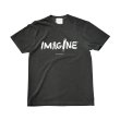 TODAY edition "IMAGINE" S/S tee -charcoal