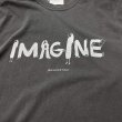TODAY edition "IMAGINE" S/S tee -charcoal