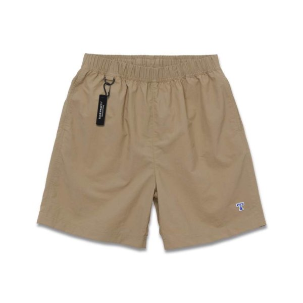 TAGS WKGPTY Nylon Shorts -sand khaki